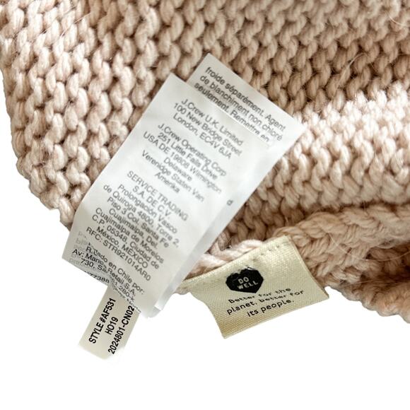 Madewell NEW Brookdale Fair Isle Turtleneck Sweater Alpaca Cream Navy Orange XXL - Picture 11 of 15